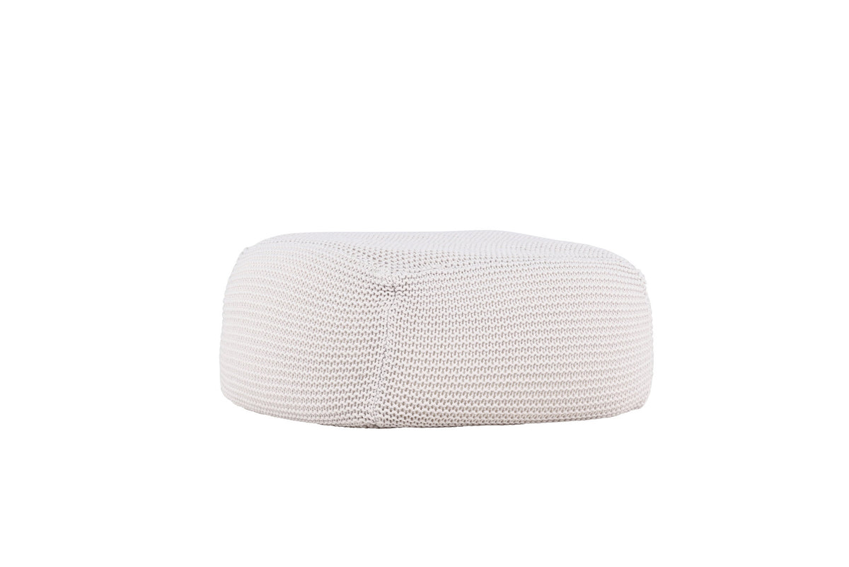 Luca Pouf in Creme präsentiert im Onlineshop von KAQTU Design AG. Pouf ist von Venture Home