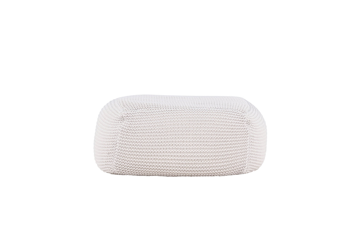 Luca Pouf in Creme präsentiert im Onlineshop von KAQTU Design AG. Pouf ist von Venture Home