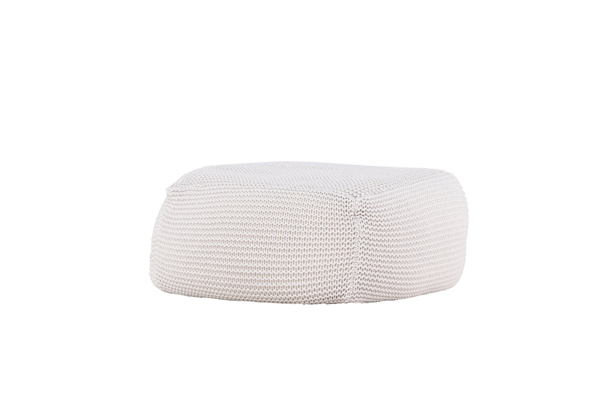 Luca Pouf in Creme präsentiert im Onlineshop von KAQTU Design AG. Pouf ist von Venture Home