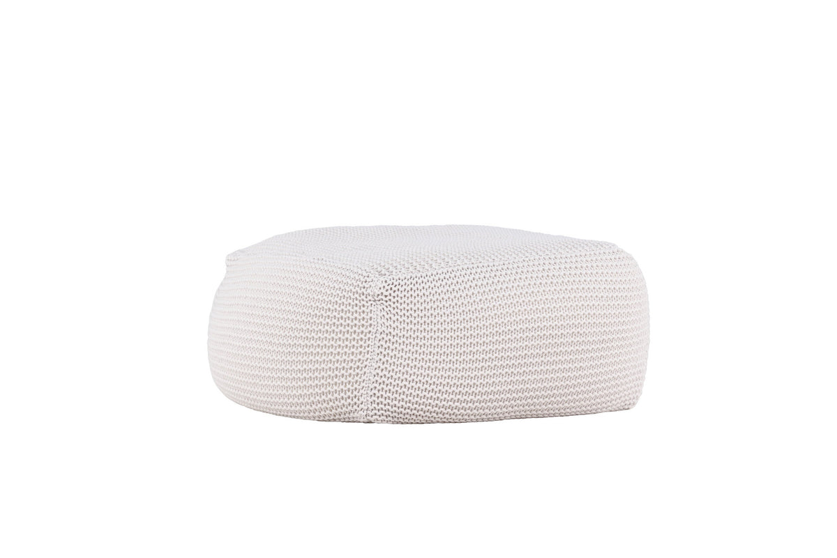 Luca Pouf in Creme präsentiert im Onlineshop von KAQTU Design AG. Pouf ist von Venture Home