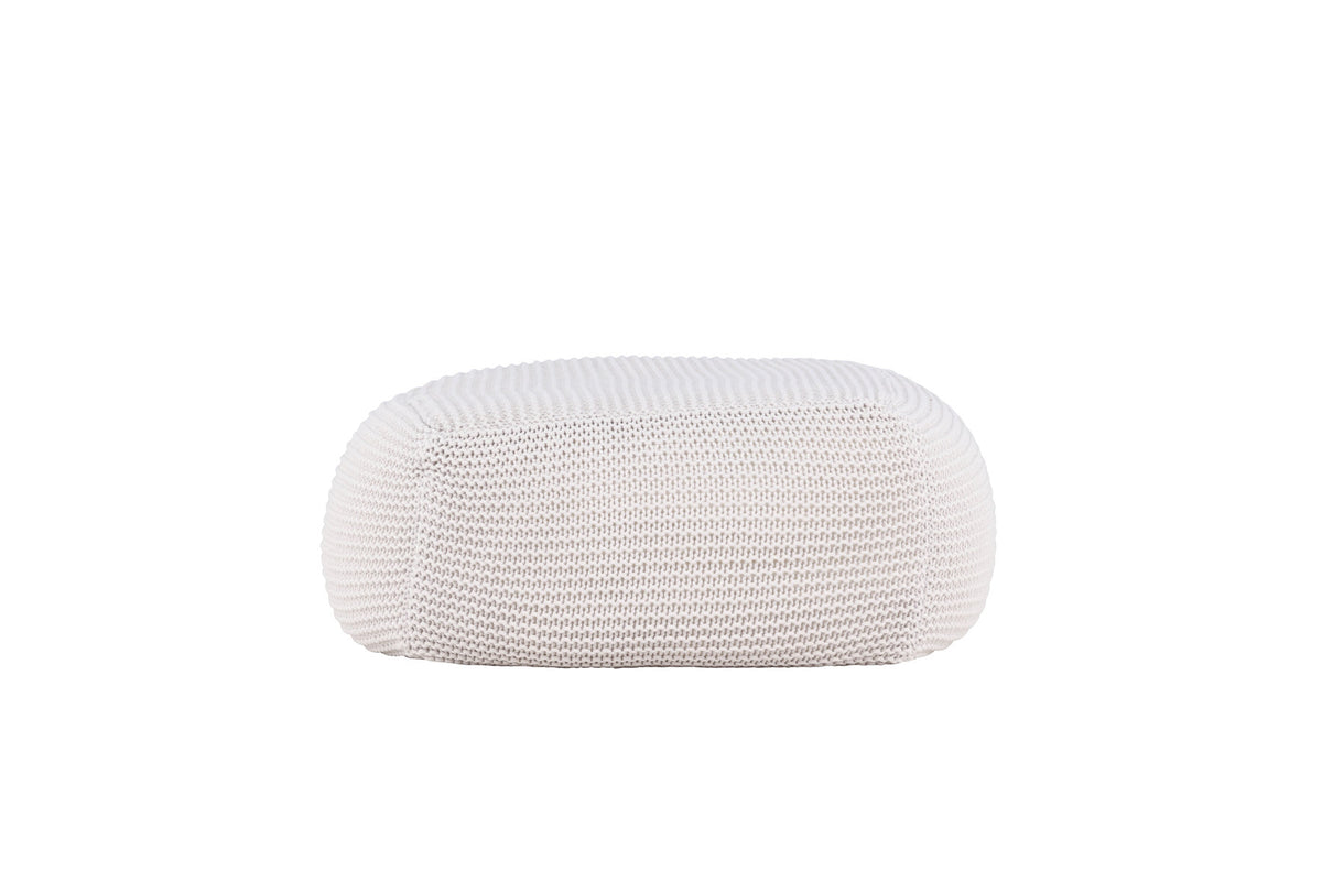 Luca Pouf in Creme präsentiert im Onlineshop von KAQTU Design AG. Pouf ist von Venture Home