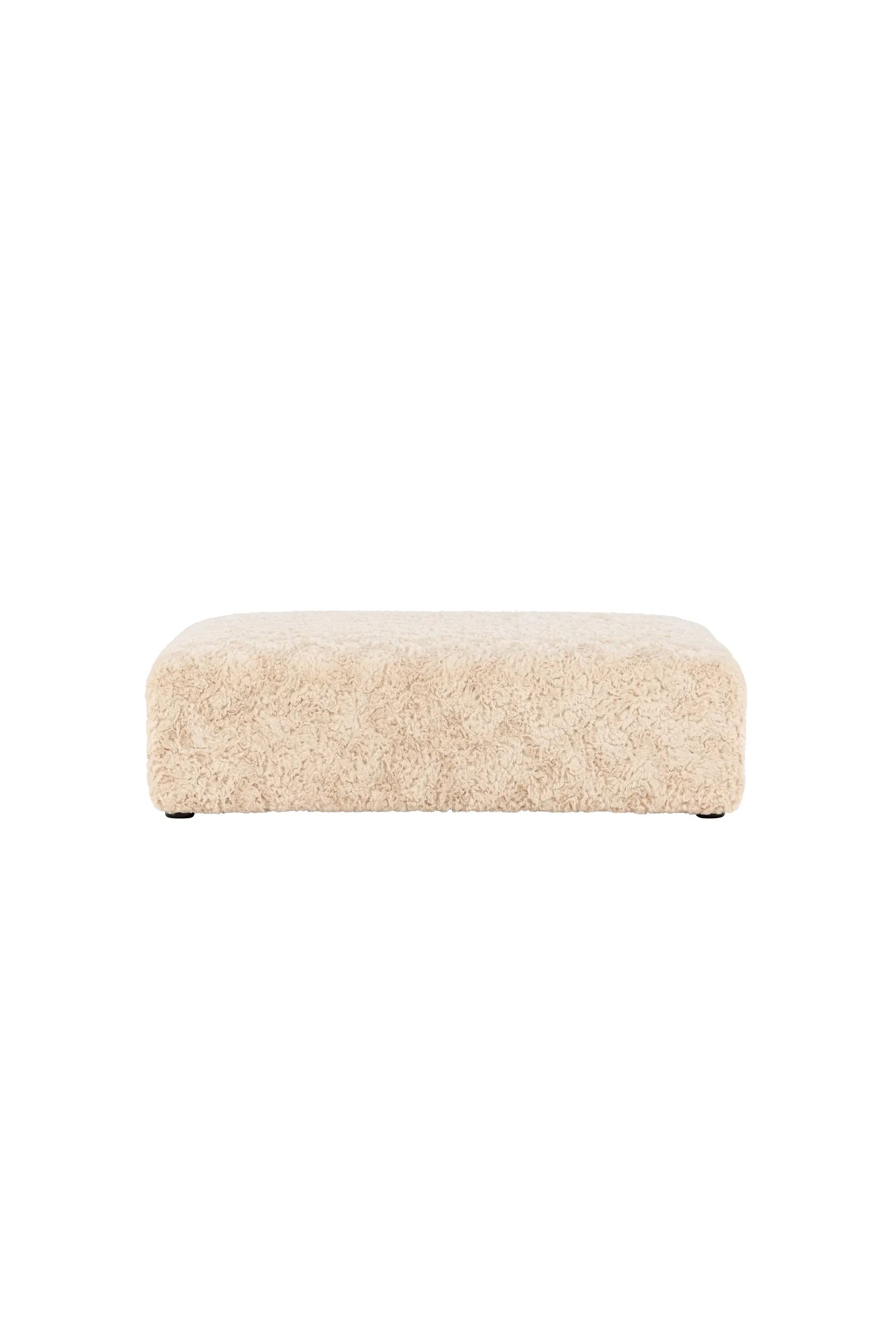 Luxuriöser Frankie Pouf von Vind in samtigem Sandton-Design.