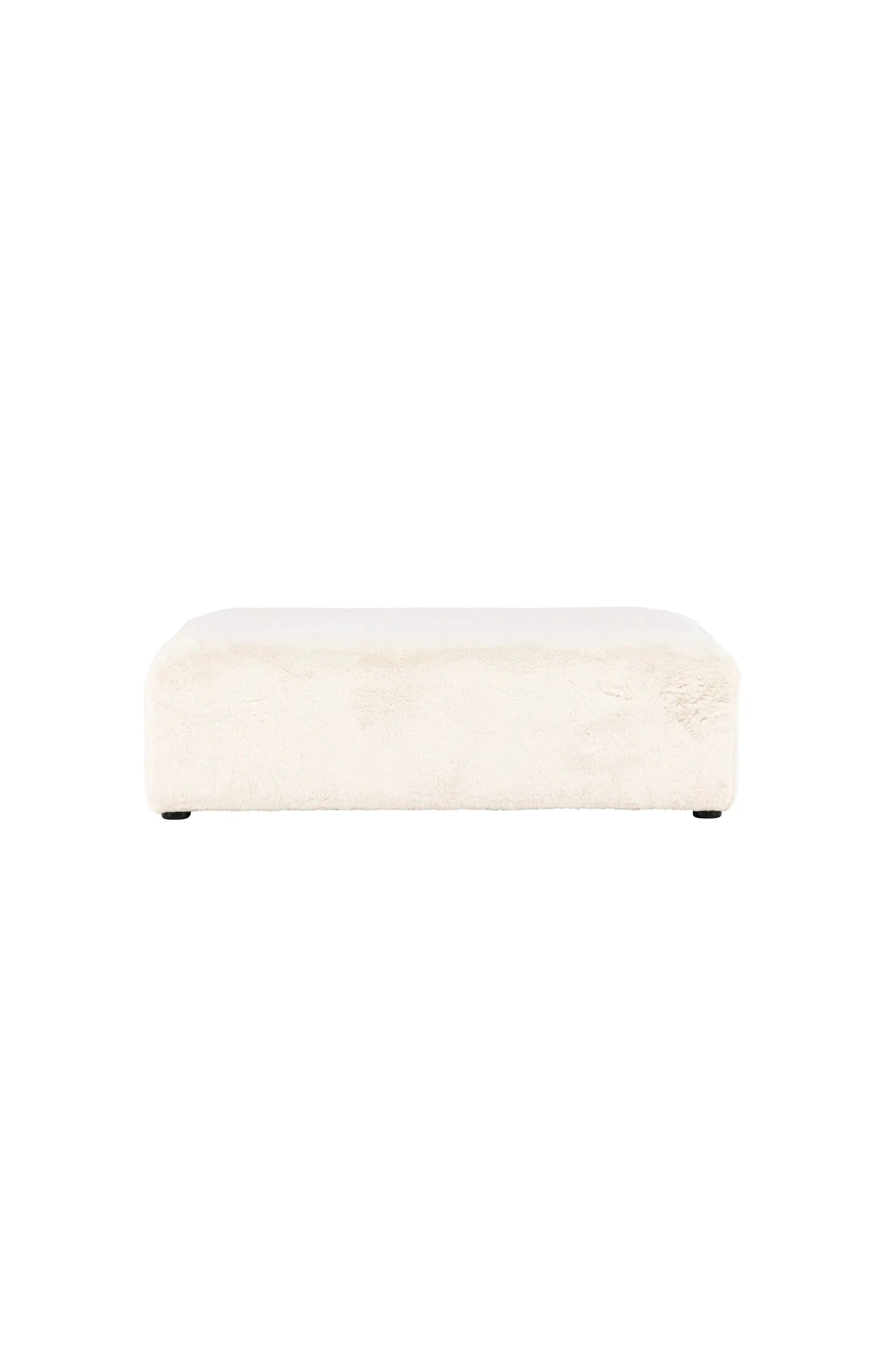 Eleganter Davie Pouf von Venture Home für zeitlose Wohnakzente.