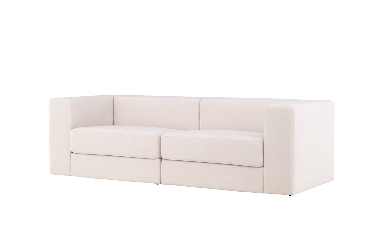 Lumi 3-Seat Sofa in Schwarz-Weiss präsentiert im Onlineshop von KAQTU Design AG. 3er Sofa ist von Venture Home