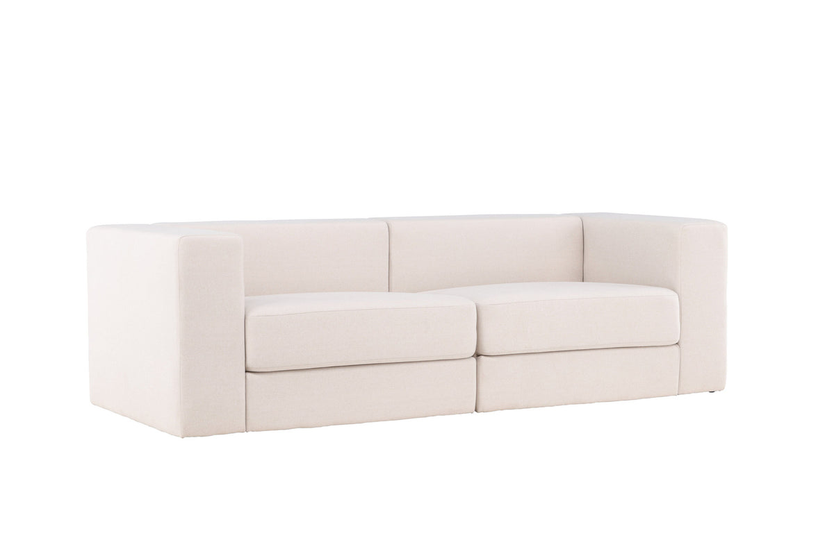 Lumi 3-Seat Sofa in Schwarz-Weiss präsentiert im Onlineshop von KAQTU Design AG. 3er Sofa ist von Venture Home