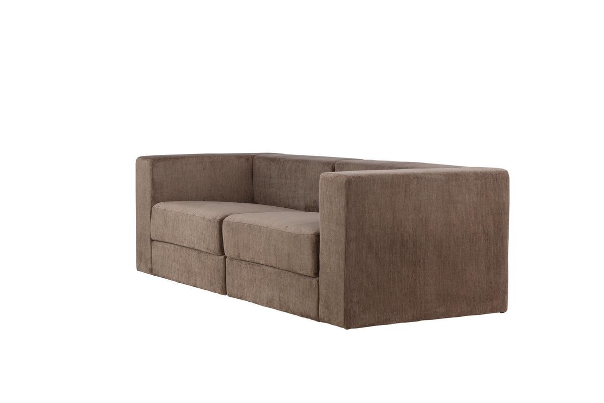 Lumi 3-Seat Sofa in Schwarz Braun präsentiert im Onlineshop von KAQTU Design AG. 3er Sofa ist von Venture Home