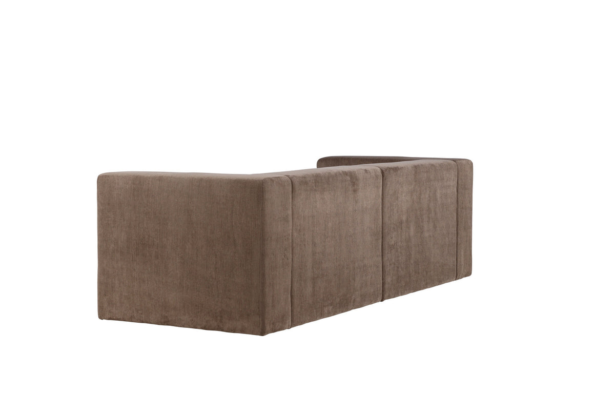 Lumi 3-Seat Sofa in Schwarz Braun präsentiert im Onlineshop von KAQTU Design AG. 3er Sofa ist von Venture Home