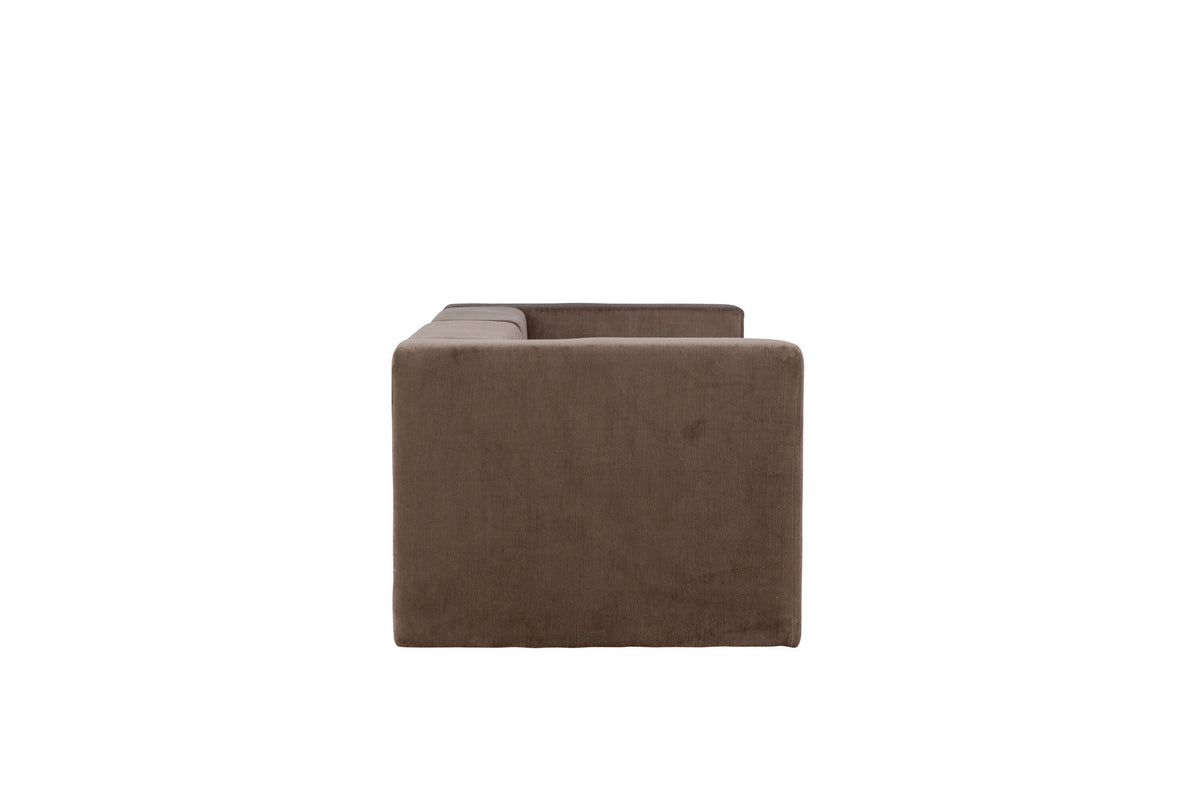 Lumi 3-Seat Sofa in Schwarz Braun präsentiert im Onlineshop von KAQTU Design AG. 3er Sofa ist von Venture Home