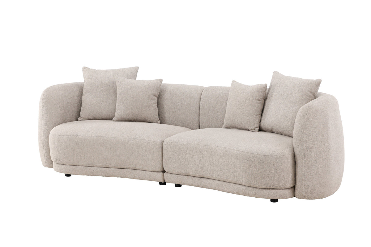 Cielo 3-Sitzer Sofa in Beige präsentiert im Onlineshop von KAQTU Design AG. 3er Sofa ist von Venture Home