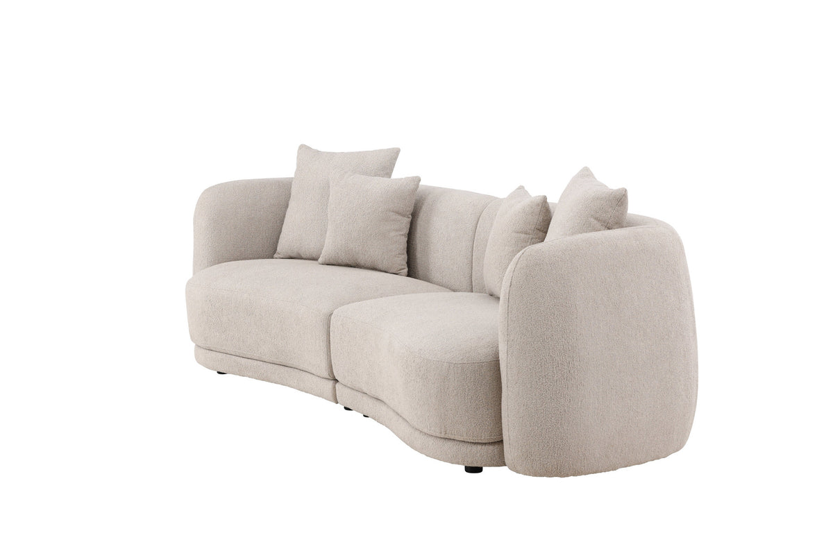 Cielo 3-Sitzer Sofa in Beige präsentiert im Onlineshop von KAQTU Design AG. 3er Sofa ist von Venture Home