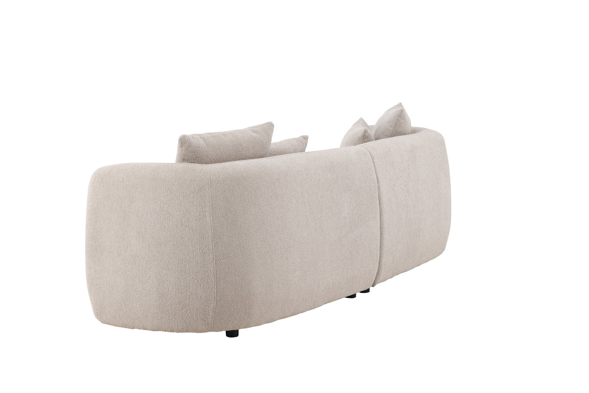 Cielo 3-Sitzer Sofa in Beige präsentiert im Onlineshop von KAQTU Design AG. 3er Sofa ist von Venture Home