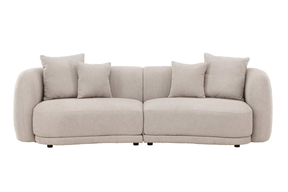 Cielo 3-Sitzer Sofa in Beige präsentiert im Onlineshop von KAQTU Design AG. 3er Sofa ist von Venture Home