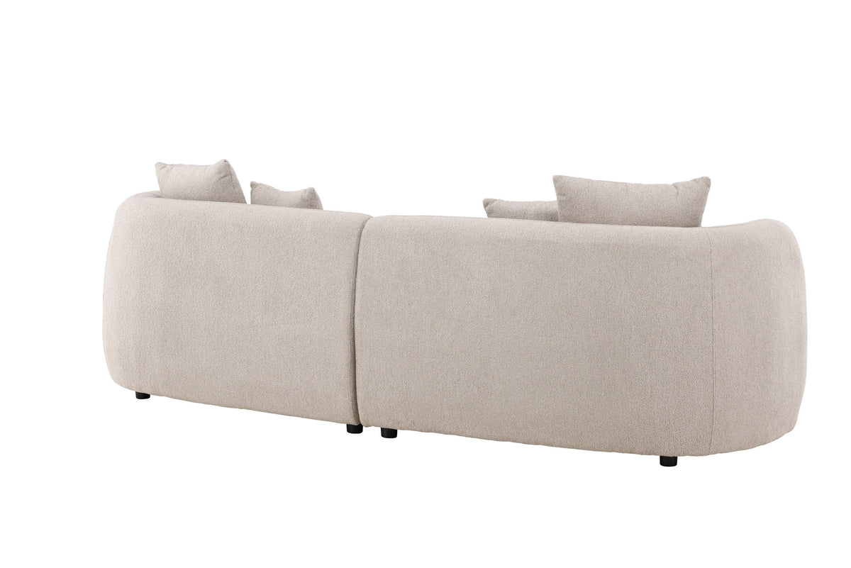 Cielo 3-Sitzer Sofa in Beige präsentiert im Onlineshop von KAQTU Design AG. 3er Sofa ist von Venture Home