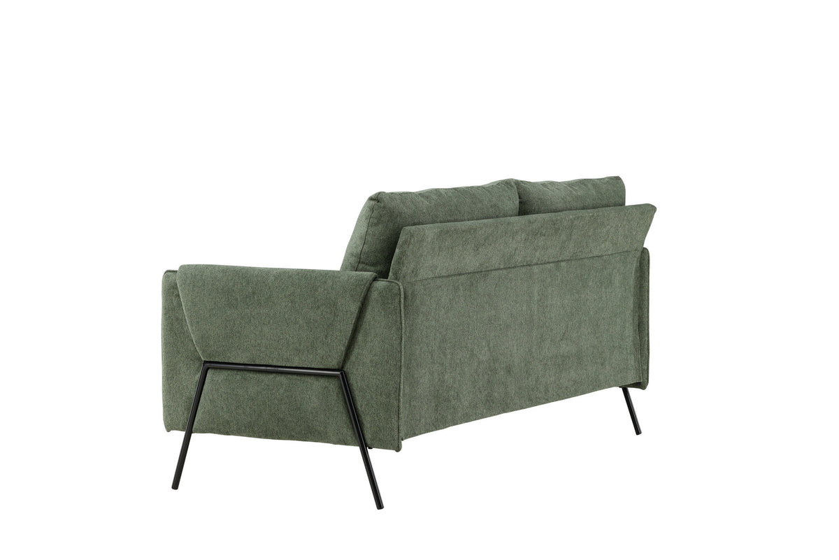 Indigo 2-Seat Sofa in Schwarz Grün präsentiert im Onlineshop von KAQTU Design AG. 2er Sofa ist von Venture Home