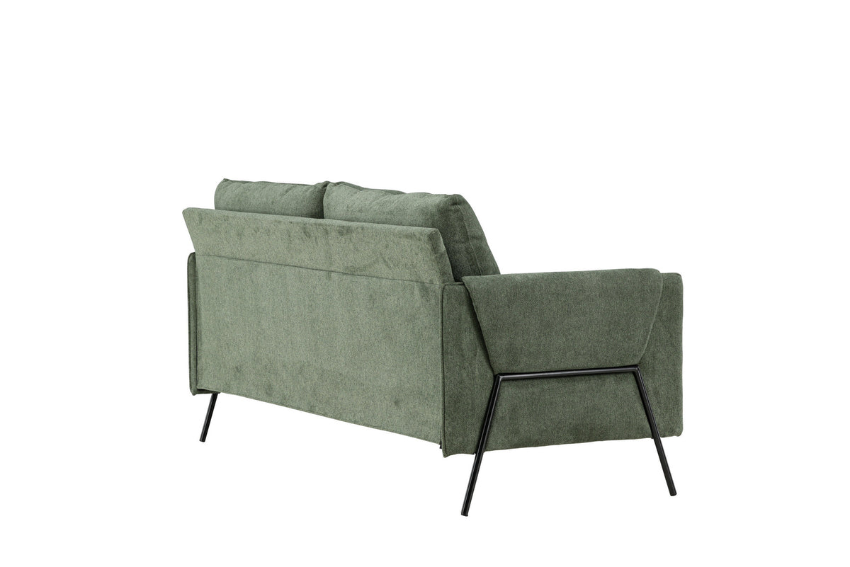Indigo 2-Seat Sofa in Schwarz Grün präsentiert im Onlineshop von KAQTU Design AG. 2er Sofa ist von Venture Home