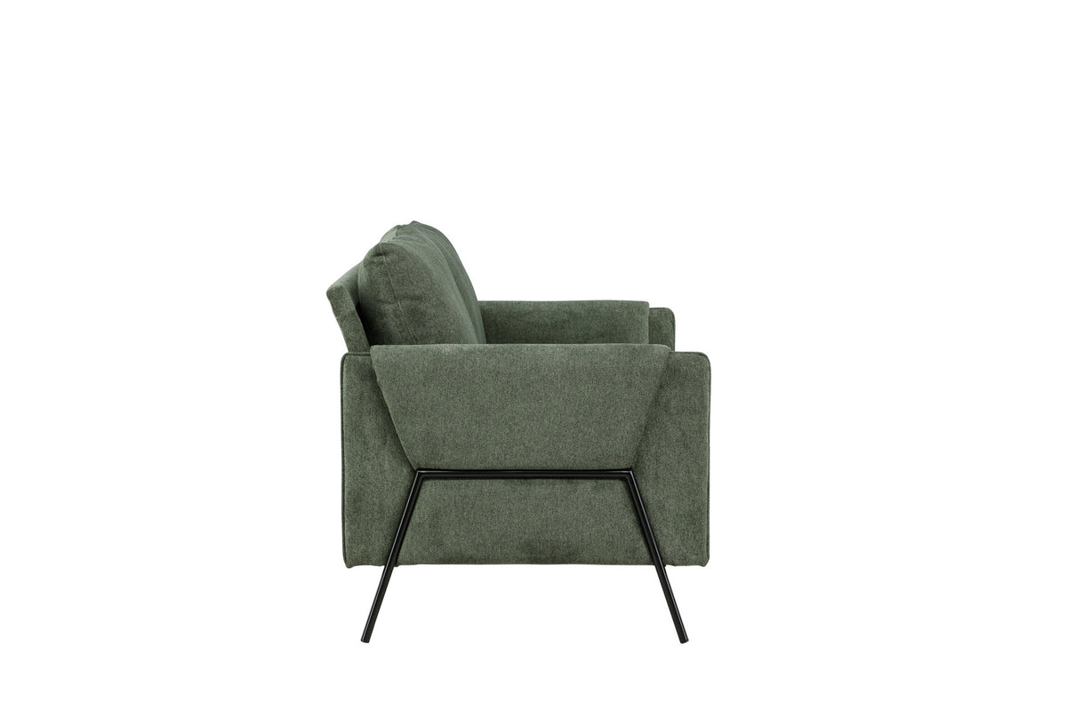 Indigo 2-Seat Sofa in Schwarz Grün präsentiert im Onlineshop von KAQTU Design AG. 2er Sofa ist von Venture Home