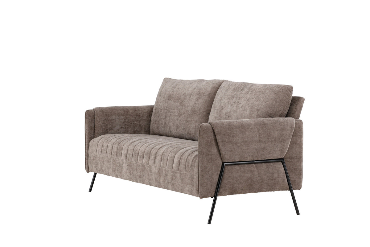 Indigo 2-Seat Sofa in Beige/Schwarz präsentiert im Onlineshop von KAQTU Design AG. 2er Sofa ist von Venture Home