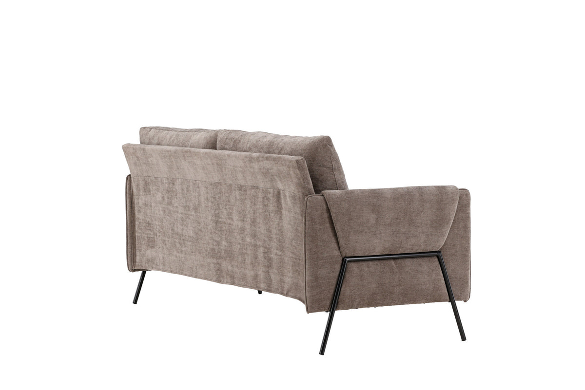 Indigo 2-Seat Sofa in Beige/Schwarz präsentiert im Onlineshop von KAQTU Design AG. 2er Sofa ist von Venture Home