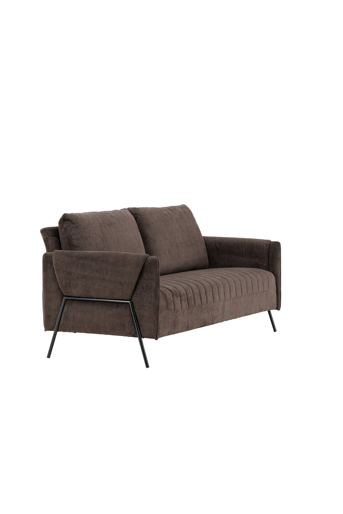 Indigo 2-Seat Sofa in Schwarz Braun präsentiert im Onlineshop von KAQTU Design AG. 2er Sofa ist von Venture Home