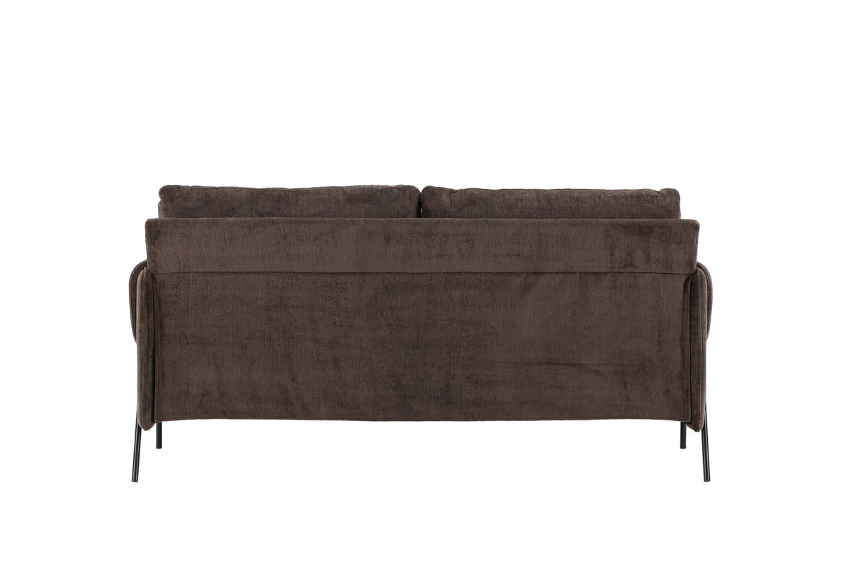 Indigo 2-Seat Sofa in Schwarz Braun präsentiert im Onlineshop von KAQTU Design AG. 2er Sofa ist von Venture Home