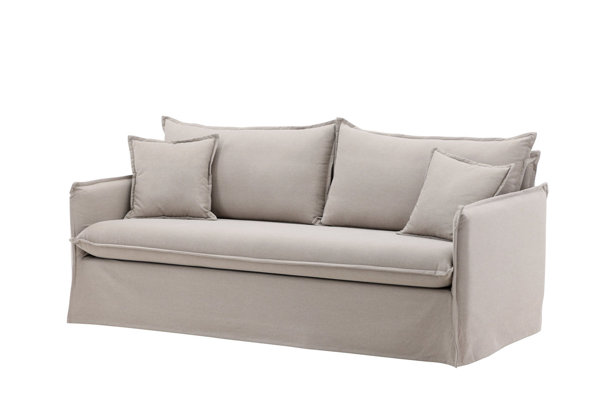 Nova 3-Seat Sofa in Schwarz Braun präsentiert im Onlineshop von KAQTU Design AG. 3er Sofa ist von Venture Home