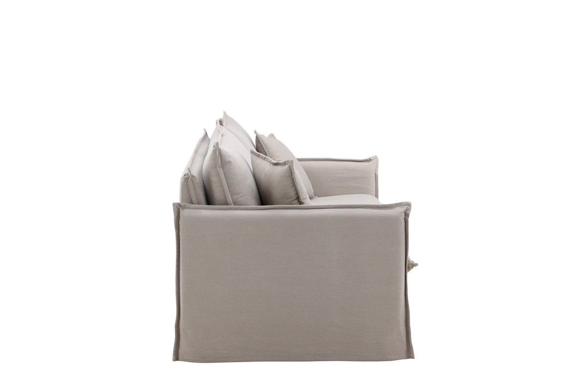 Nova 3-Seat Sofa in Schwarz Braun präsentiert im Onlineshop von KAQTU Design AG. 3er Sofa ist von Venture Home