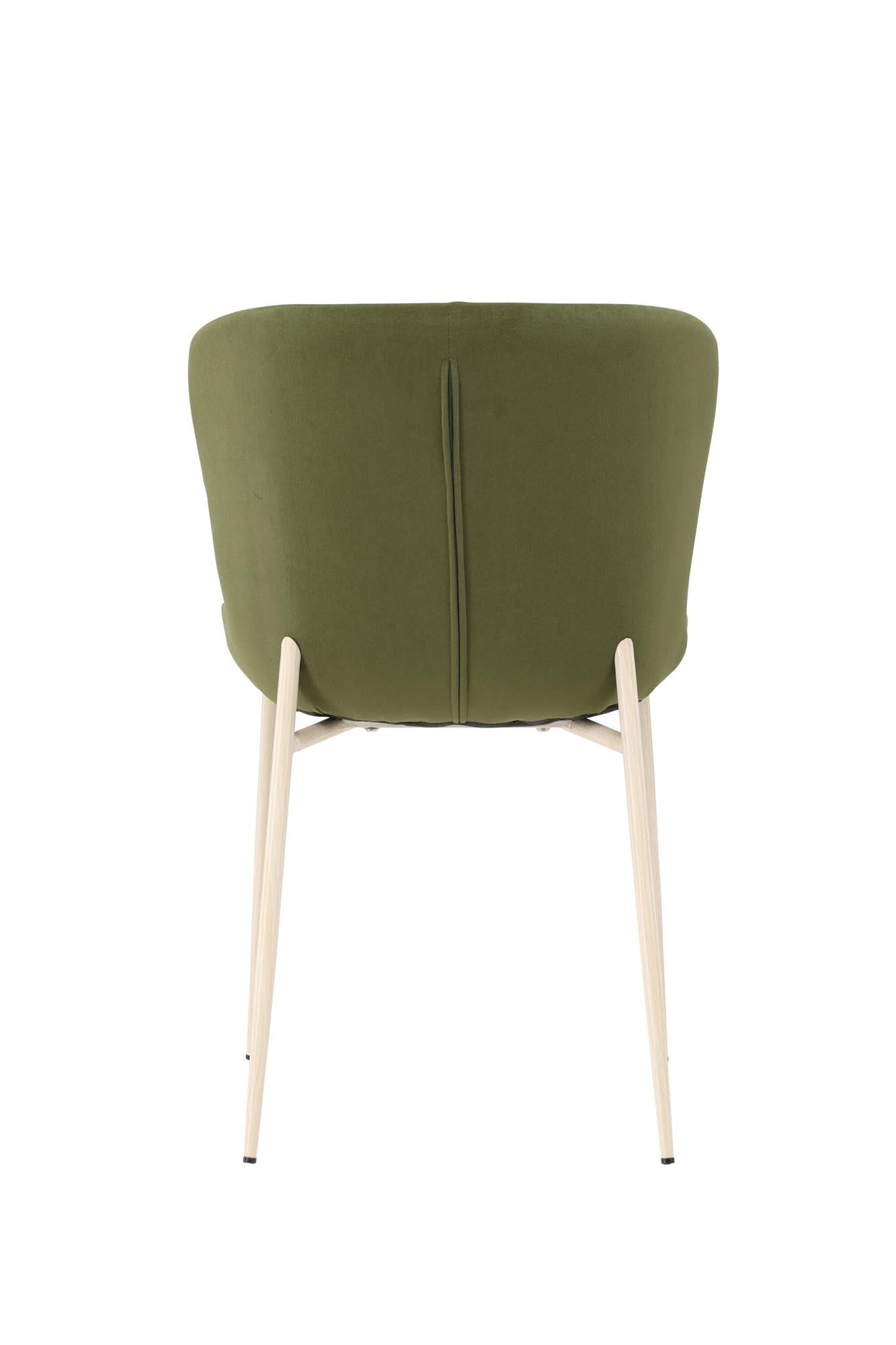 Modesto Esszimmerstuhl in Grün präsentiert im Onlineshop von KAQTU Design AG. Stuhl ist von Venture Home