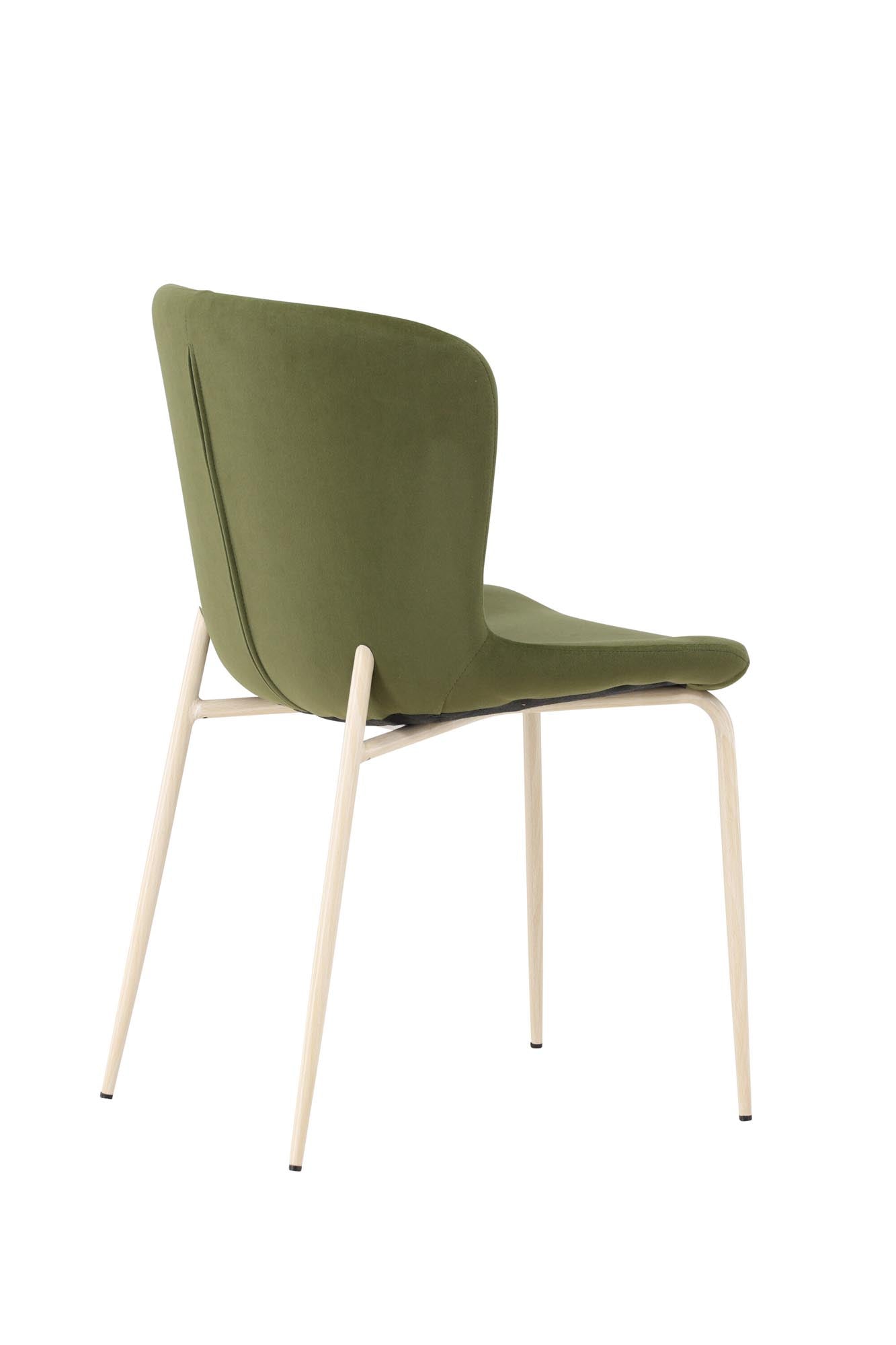 Modesto Esszimmerstuhl in Grün präsentiert im Onlineshop von KAQTU Design AG. Stuhl ist von Venture Home