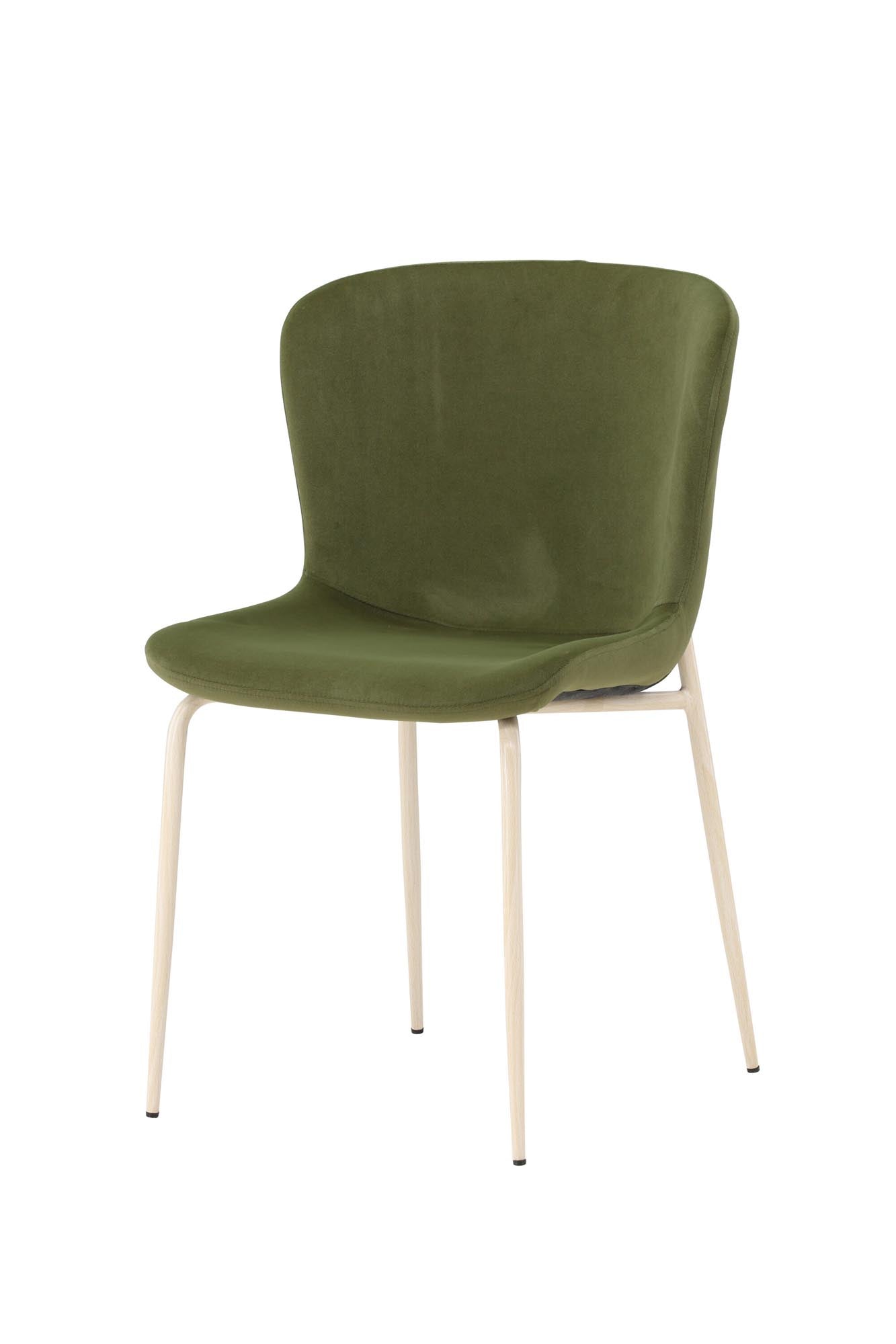 Modesto Esszimmerstuhl in Grün präsentiert im Onlineshop von KAQTU Design AG. Stuhl ist von Venture Home