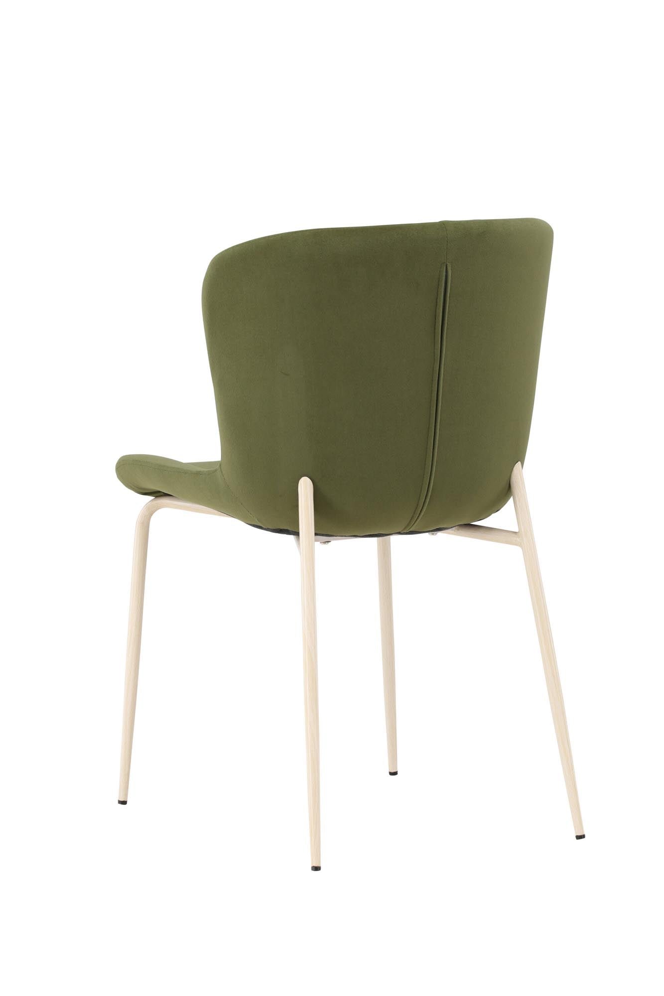 Modesto Esszimmerstuhl in Grün präsentiert im Onlineshop von KAQTU Design AG. Stuhl ist von Venture Home