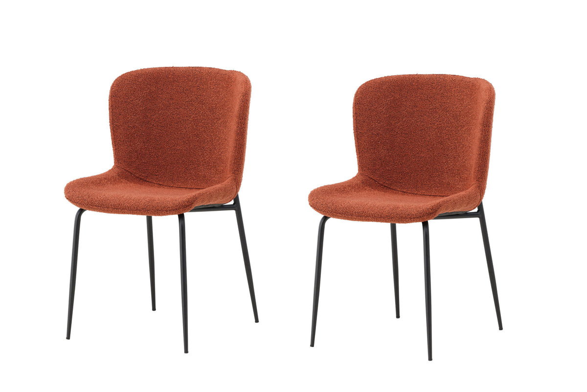 Modesto Esszimmerstuhl in Rot präsentiert im Onlineshop von KAQTU Design AG. Stuhl ist von Venture Home