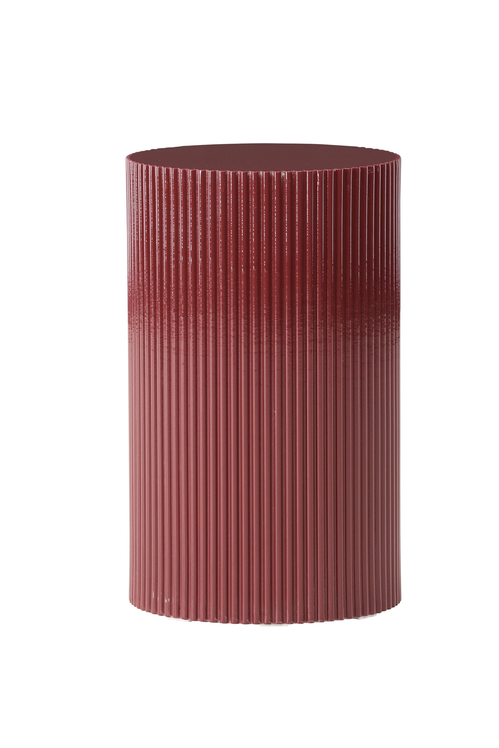 Lenox Beistelltisch in Burgund präsentiert im Onlineshop von KAQTU Design AG. Beistelltisch ist von Venture Home