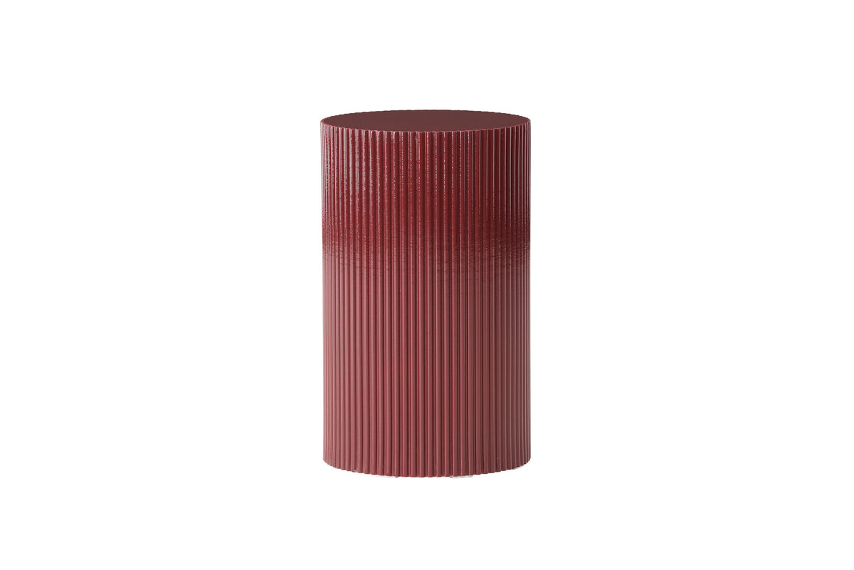 Lenox Beistelltisch in Burgund präsentiert im Onlineshop von KAQTU Design AG. Beistelltisch ist von Venture Home