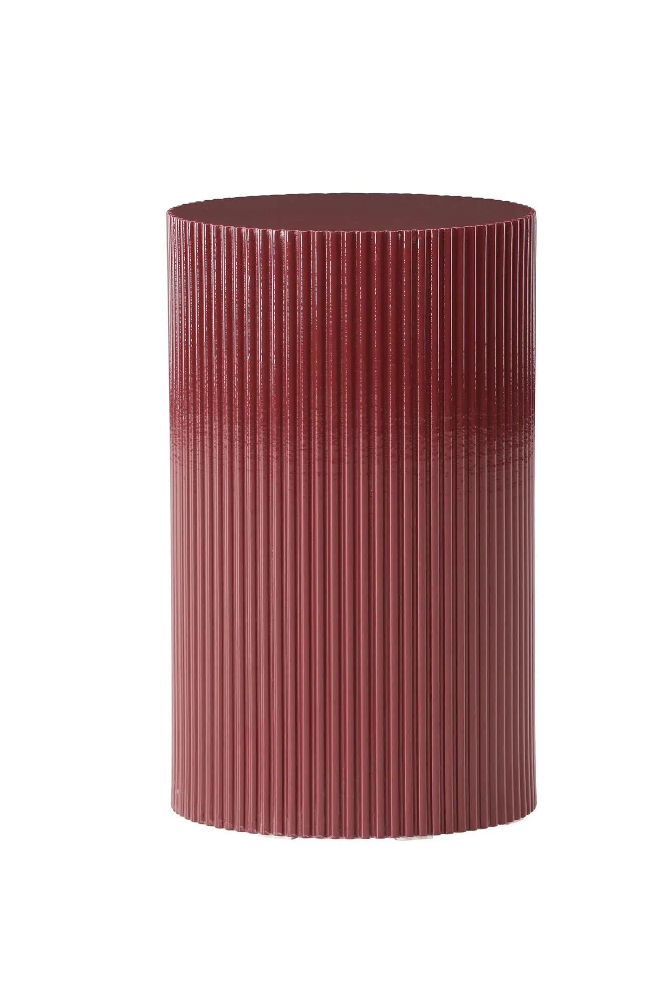 Lenox Beistelltisch in Burgund präsentiert im Onlineshop von KAQTU Design AG. Beistelltisch ist von Venture Home