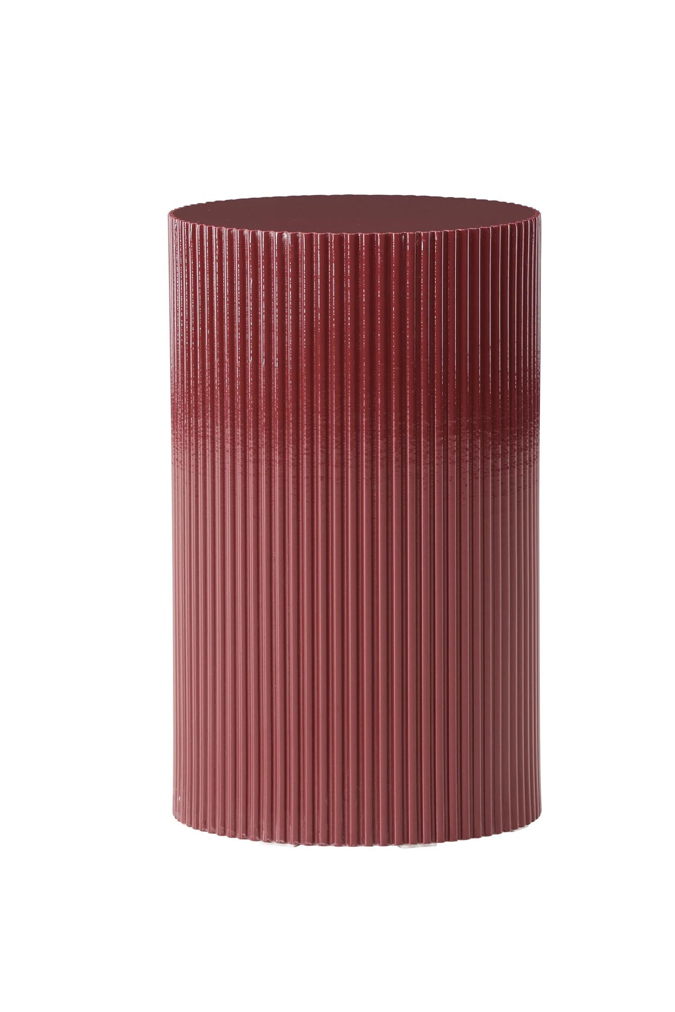 Lenox Beistelltisch in Burgund präsentiert im Onlineshop von KAQTU Design AG. Beistelltisch ist von Venture Home