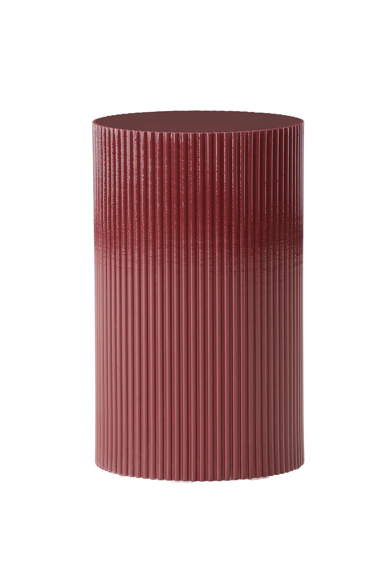 Lenox Beistelltisch in Burgund präsentiert im Onlineshop von KAQTU Design AG. Beistelltisch ist von Venture Home