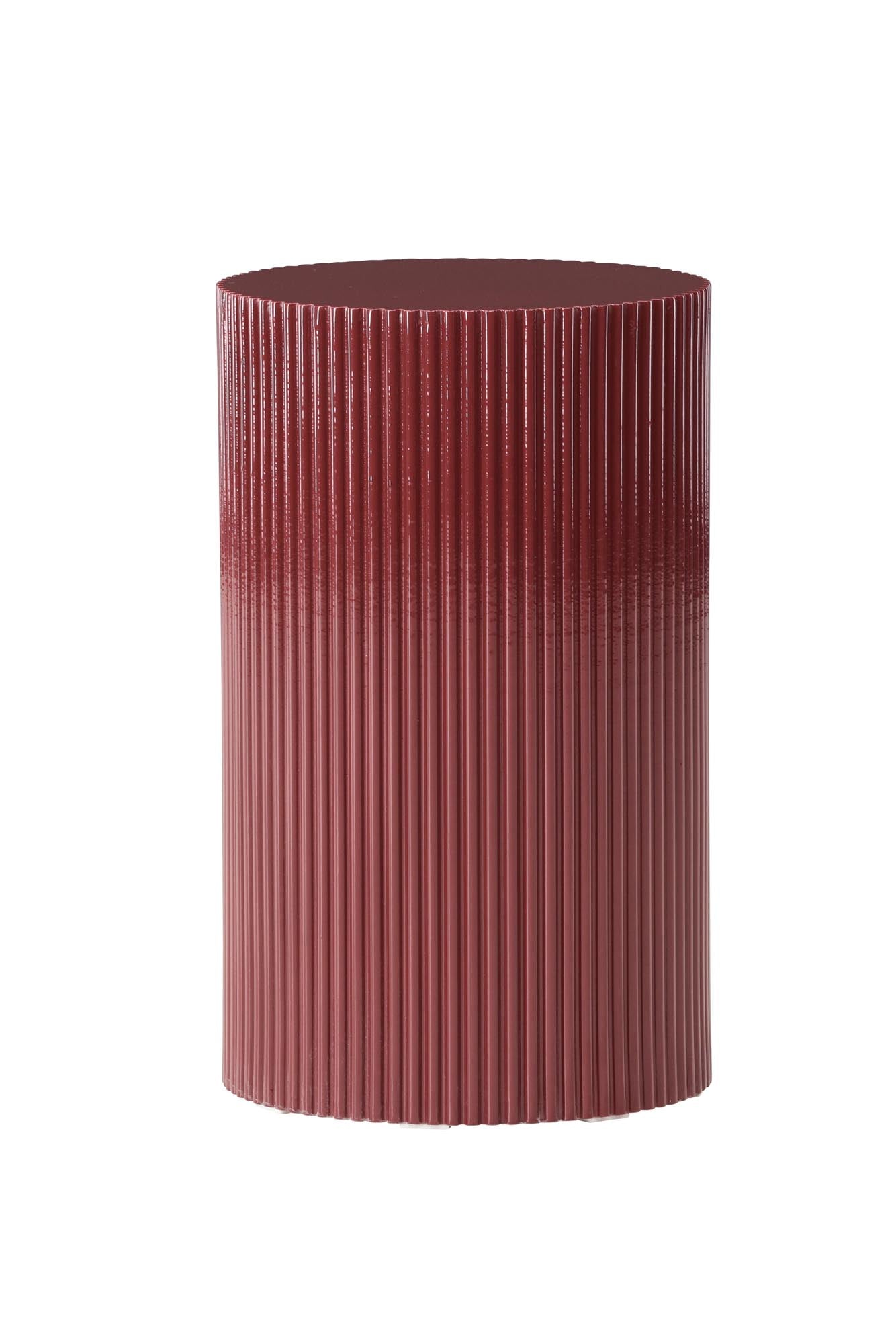 Lenox Beistelltisch in Burgund präsentiert im Onlineshop von KAQTU Design AG. Beistelltisch ist von Venture Home