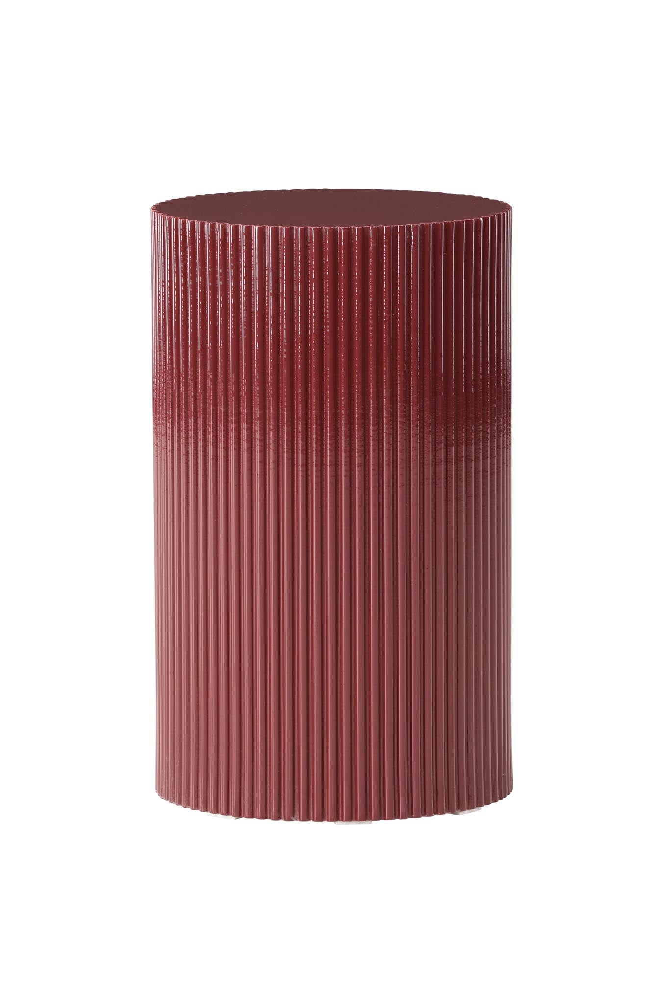 Lenox Beistelltisch in Burgund präsentiert im Onlineshop von KAQTU Design AG. Beistelltisch ist von Venture Home
