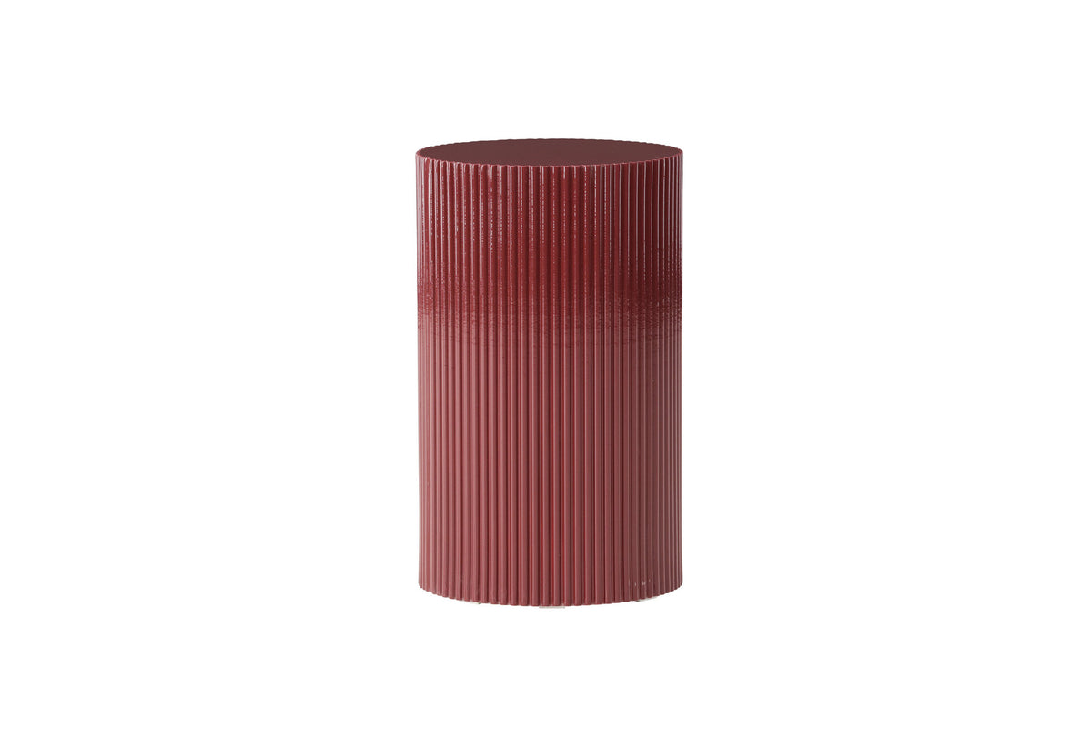 Lenox Beistelltisch in Burgund präsentiert im Onlineshop von KAQTU Design AG. Beistelltisch ist von Venture Home
