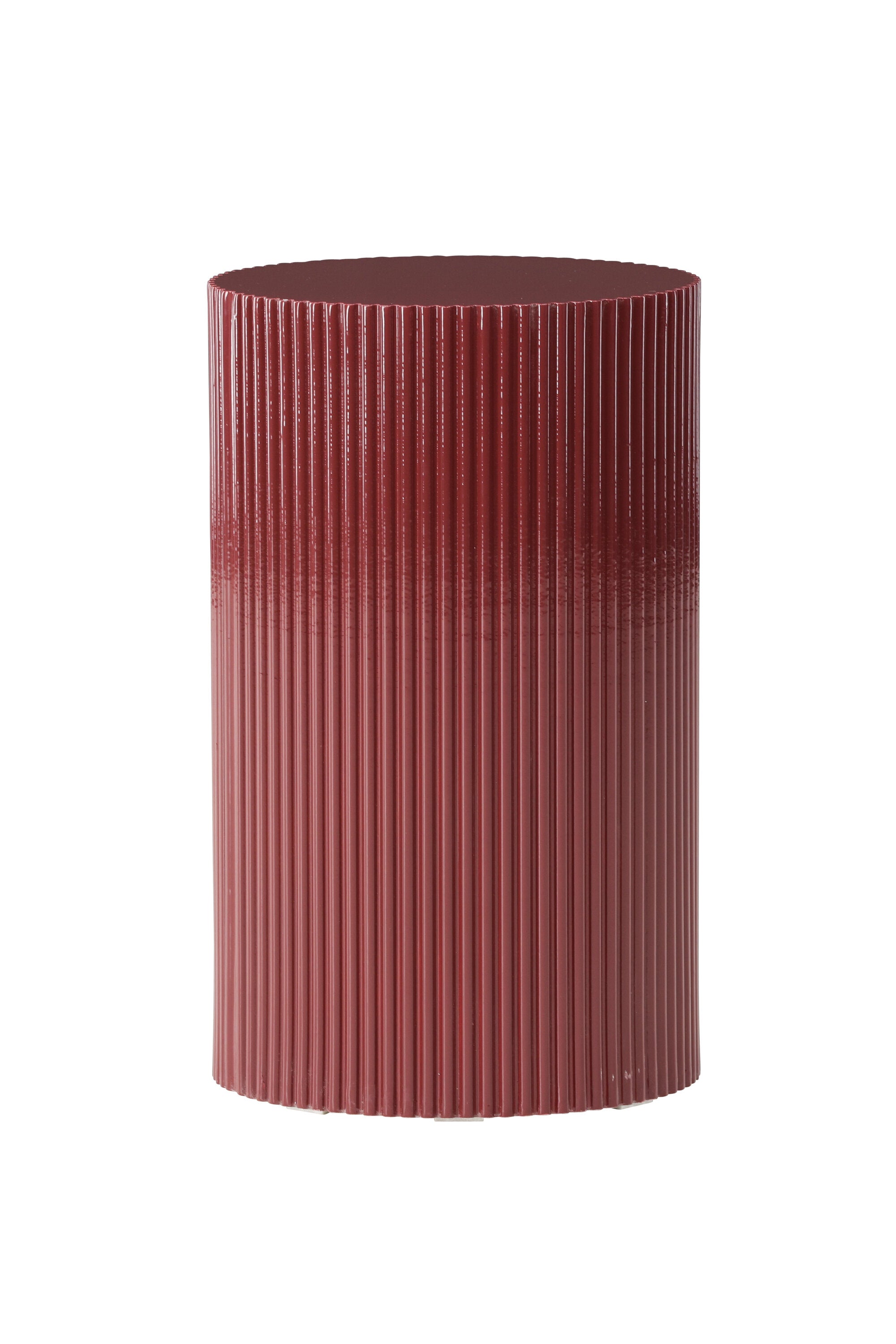 Lenox Beistelltisch in Burgund präsentiert im Onlineshop von KAQTU Design AG. Beistelltisch ist von Venture Home