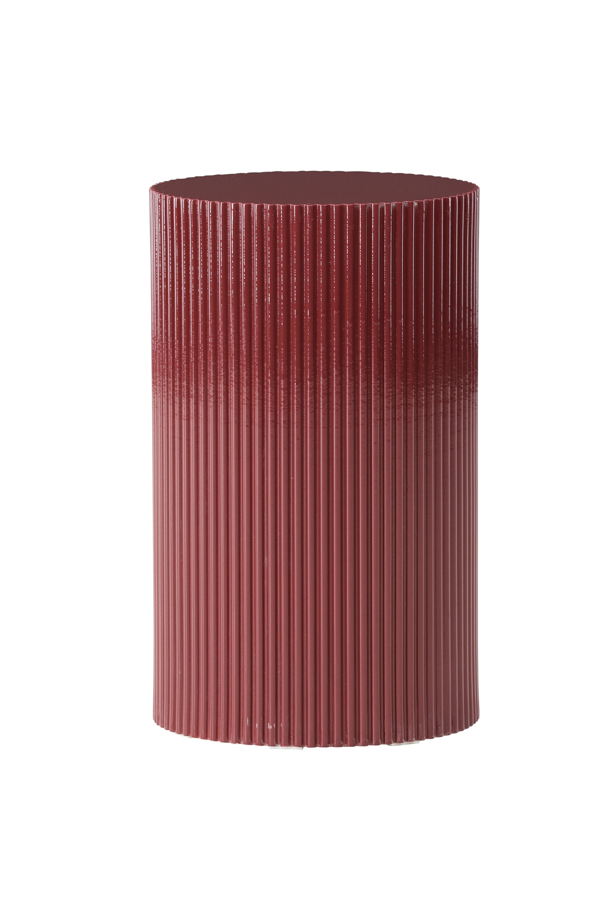 Lenox Beistelltisch in Burgund präsentiert im Onlineshop von KAQTU Design AG. Beistelltisch ist von Venture Home
