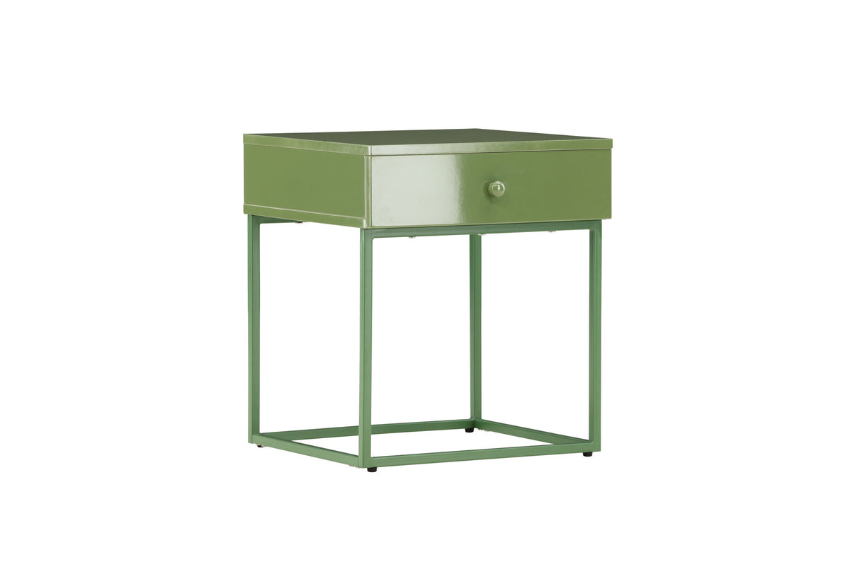 Bakal Nachttisch in Grün präsentiert im Onlineshop von KAQTU Design AG. Beistelltisch ist von Venture Home