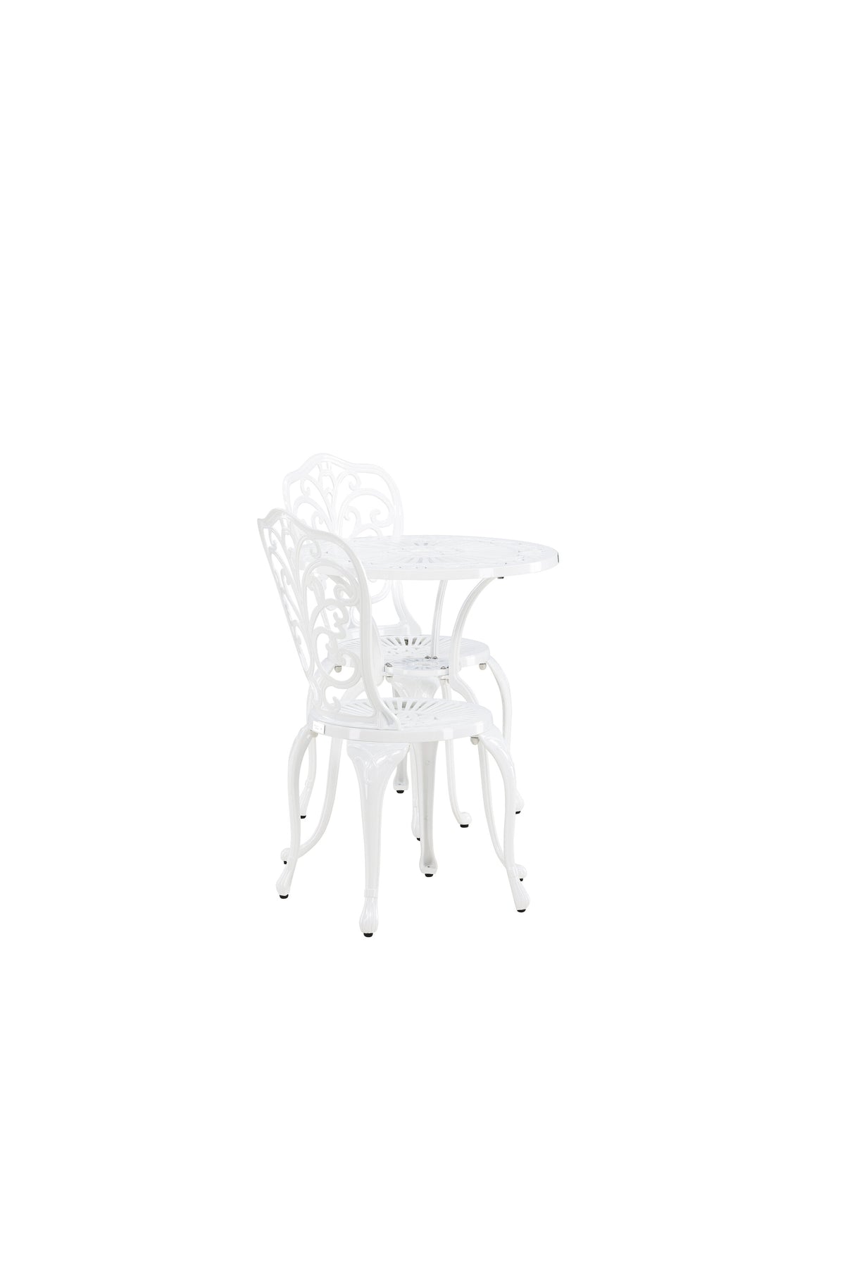 Nandin Tisch Set in Weiss / Weiss präsentiert im Onlineshop von KAQTU Design AG. Gartentischset ist von Venture Home