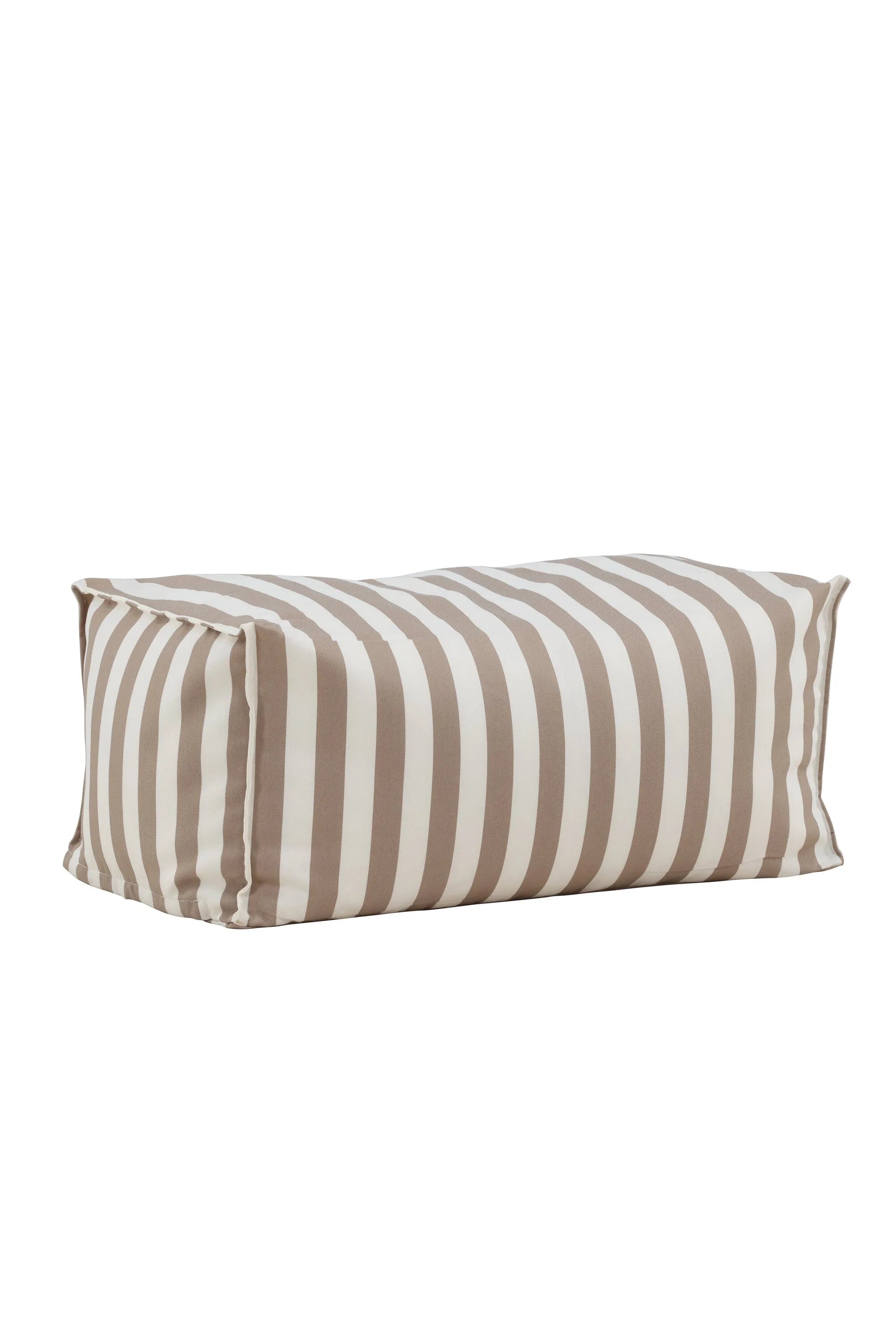 Der Redang Osmanisch von Venture Home: Ein stilvoller, wetterfester Hocker in Beige, ideal für Garten oder Terrasse.