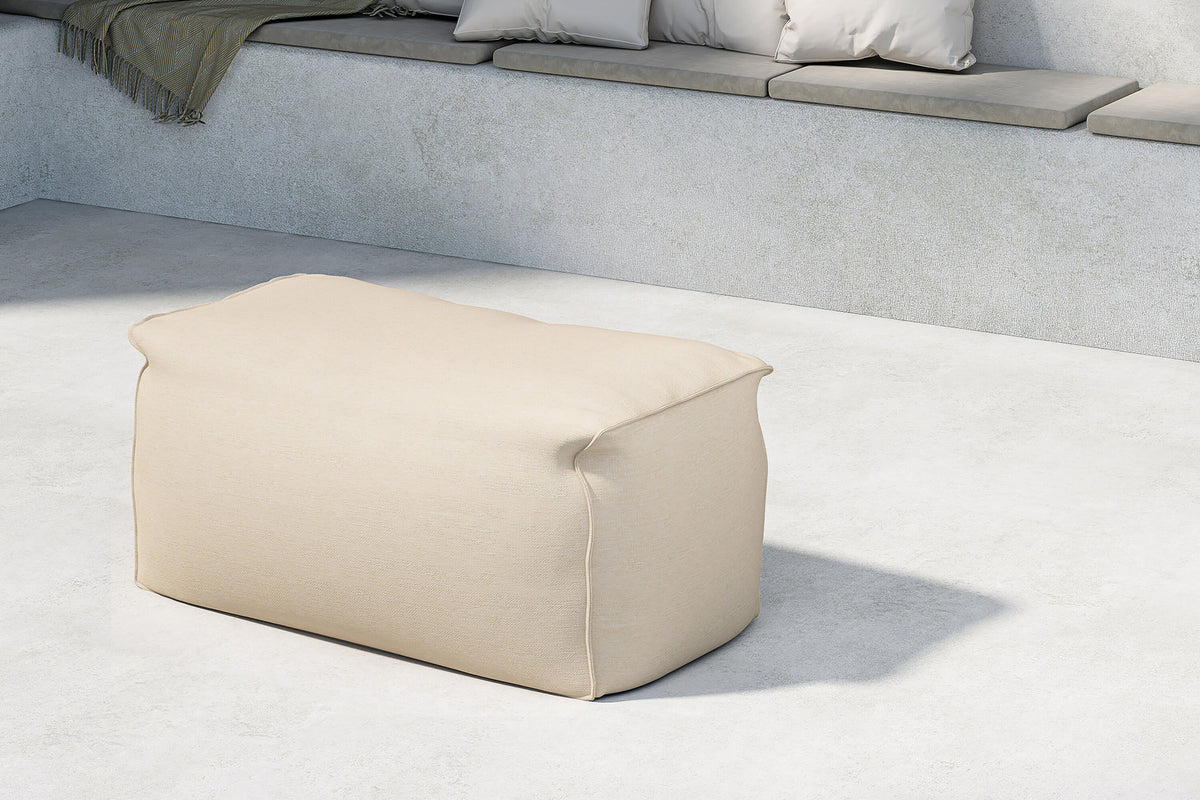 Redang Ottoman in Beige präsentiert im Onlineshop von KAQTU Design AG. Ottoman ist von Venture Home
