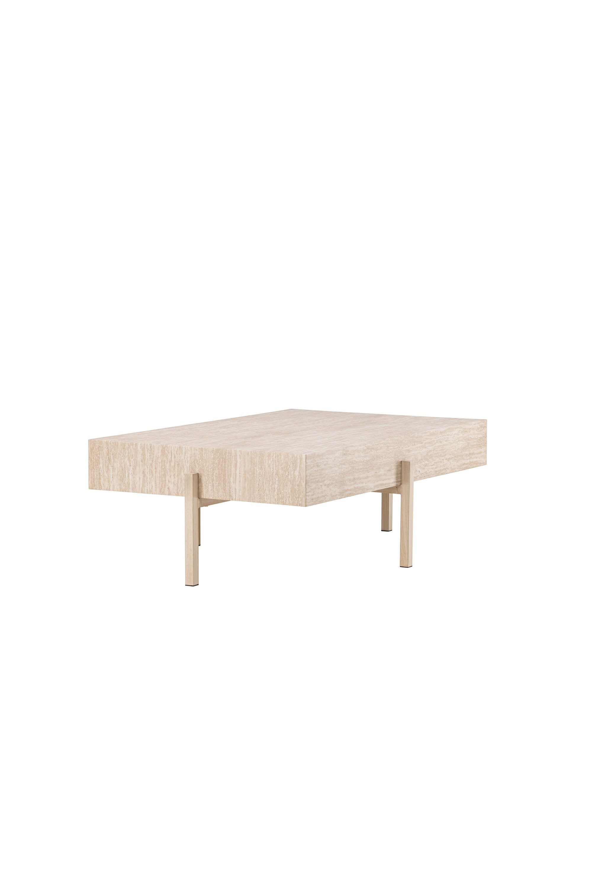 Vadholmen Sofatisch 76x130  in Travertine look präsentiert im Onlineshop von KAQTU Design AG. Beistelltisch ist von Vind