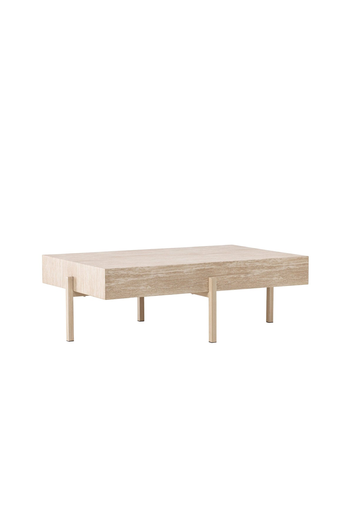 Vadholmen Sofatisch 76x130  in Travertine look präsentiert im Onlineshop von KAQTU Design AG. Beistelltisch ist von Vind