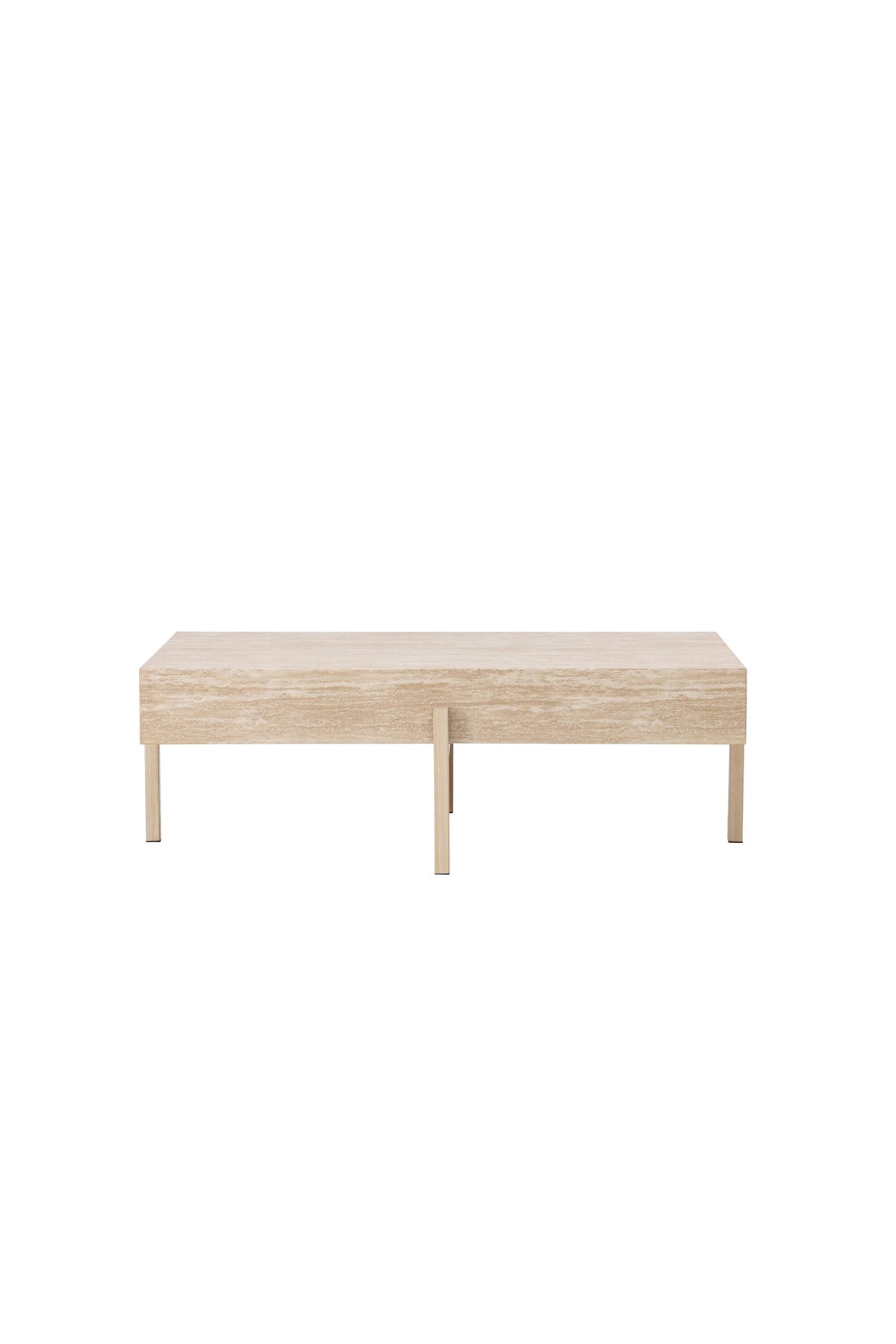 Vadholmen Sofatisch 76x130  in Travertine look präsentiert im Onlineshop von KAQTU Design AG. Beistelltisch ist von Vind