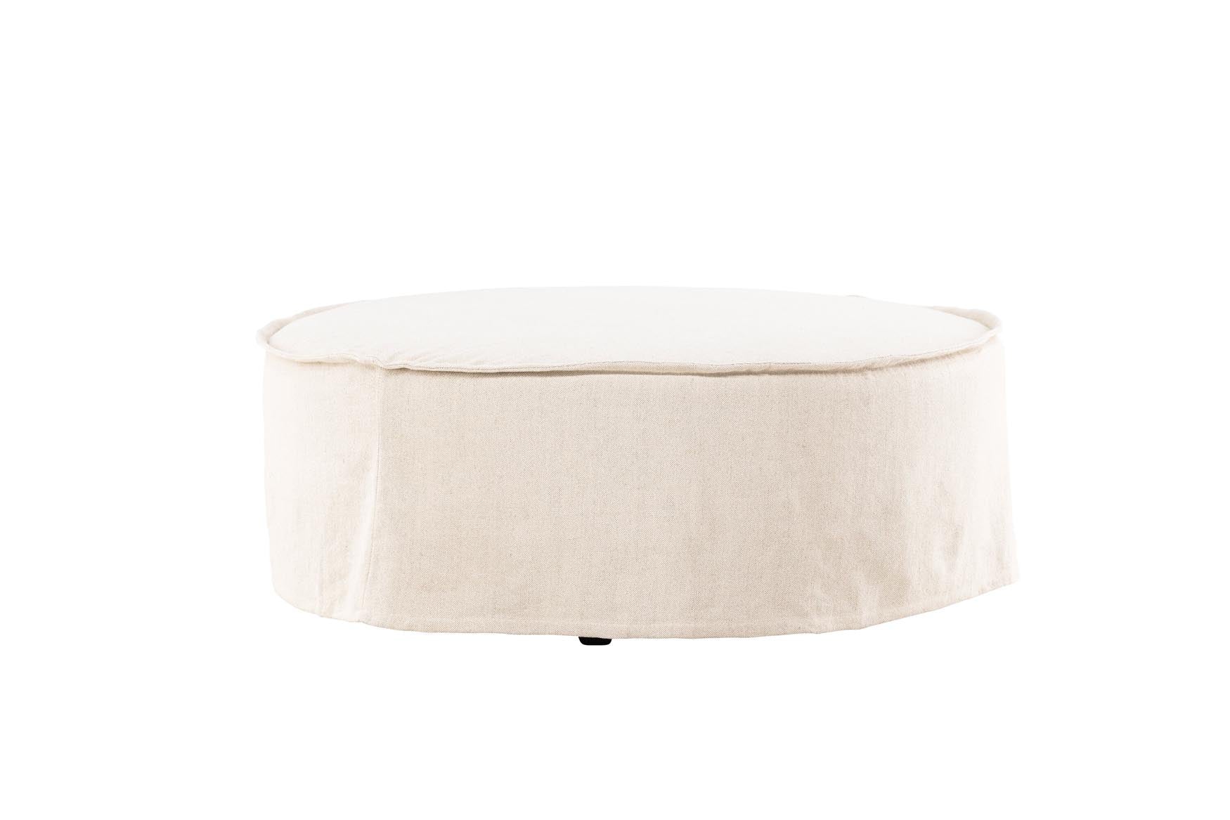 Der Vindö Ottoman ⌀101 vereint Funktionalität und Eleganz. Ideal als Sitzgelegenheit oder Ablage, passt er perfekt in jedes Zuhause.