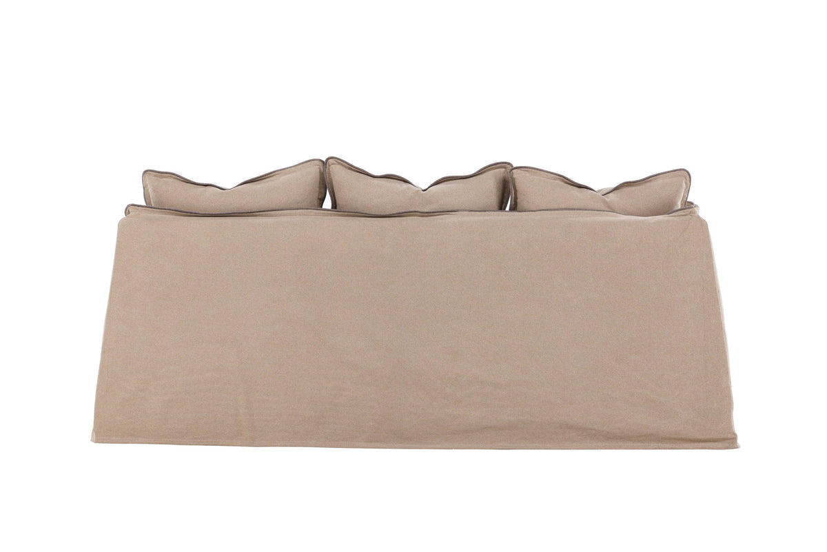 Oskarshamn 3 Seater Sofa in Beige/Brown präsentiert im Onlineshop von KAQTU Design AG. 3er Sofa ist von Vind